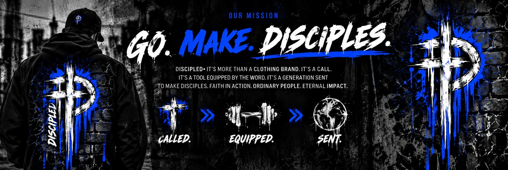 Our mission. Go. Make. Disciples. Called, equipped, sent.